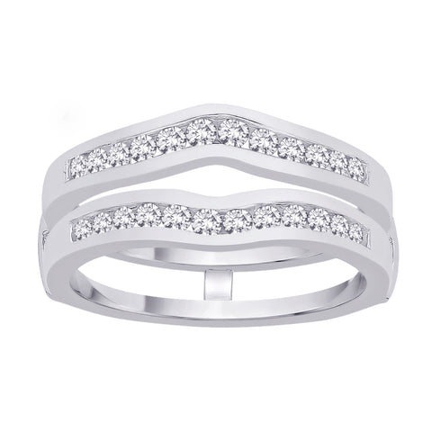 KATARINA Diamond Ring Guard (3/4 cttw)