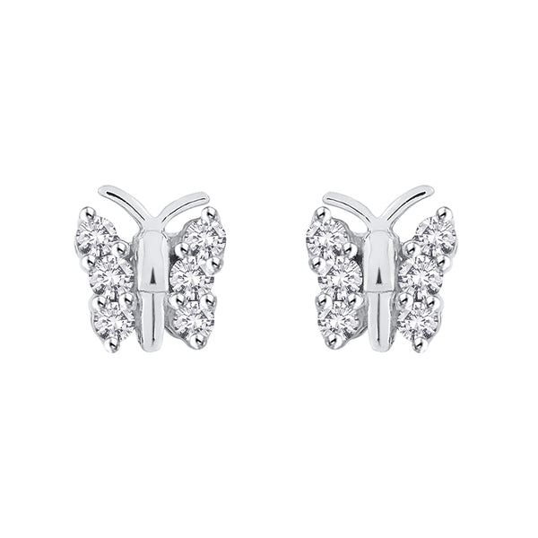 14K White Gold~White Diamond, 10K White Gold~White Diamond