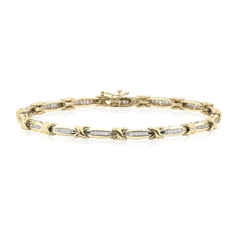 KATARINA (JK I1-I2) 1/2 cttw Diamond Link Bracelet