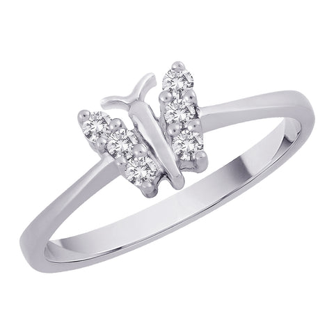 KATARINA Diamond Butterfly Jewelry Set
