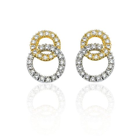 KATARINA Diamond Circle Style Jewelry Set