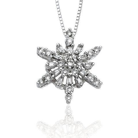 KATARINA Round and Baguette Diamond Star Jewelry Set
