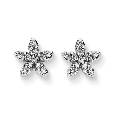 KATARINA Diamond Star Shaped Jewelry Set