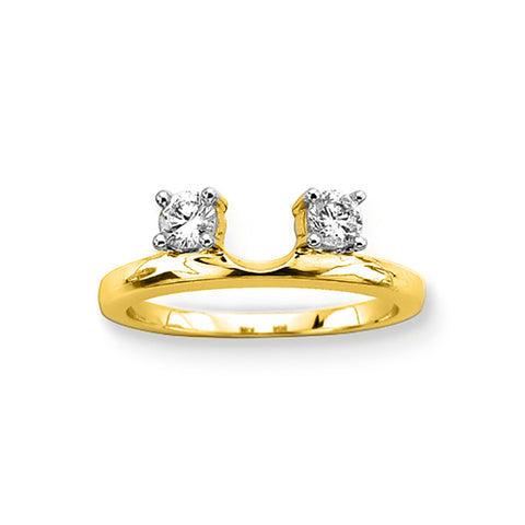 KATARINA Diamond Ring Guard Wrap Solitaire Enhancer (3/8 cttw GH, I1)