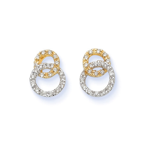 KATARINA Diamond Circle Jewelry Set