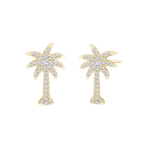 KATARINA Diamond Palm Tree Jewelry Set (3/4 cttw)