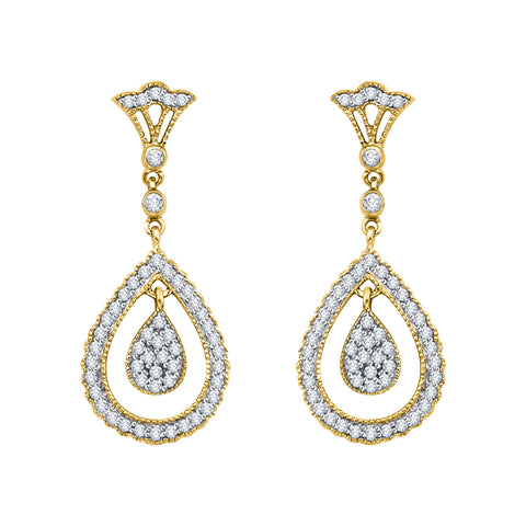 KATARINA 2/3 cttw Diamond Fashion Earrings