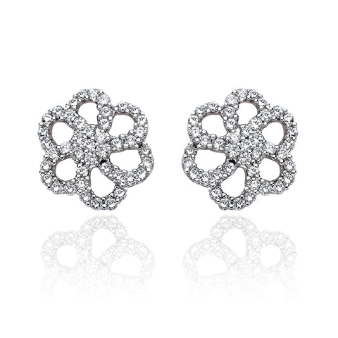KATARINA Diamond Floral Jewelry Set