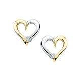 14K White and Yellow Gold