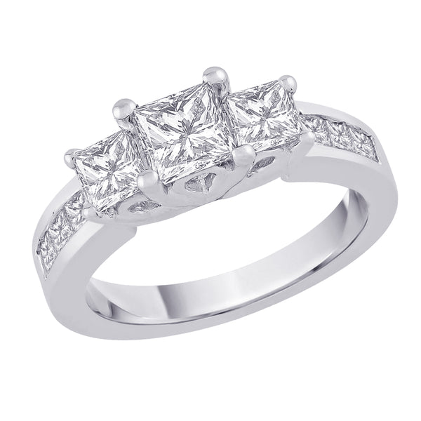 14K White Gold~GH | I1