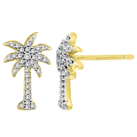 KATARINA Diamond Palm Tree Jewelry Set