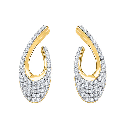 KATARINA Diamond Fashion Earrings (1 cttw)