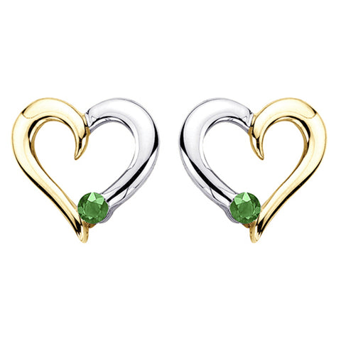 KATARINA Emerald Heart Jewelry Set (1/4 cttw)