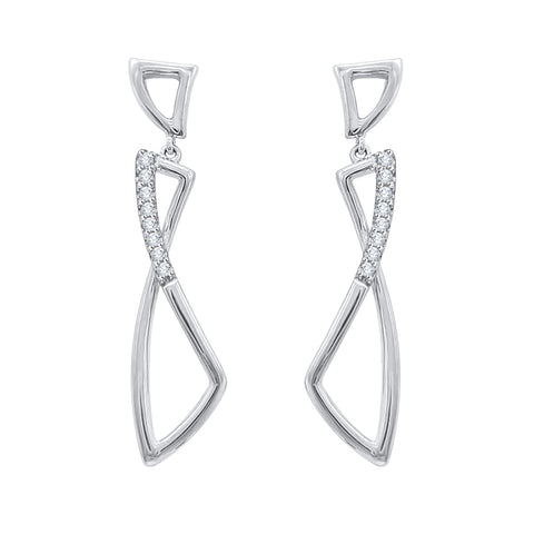 KATARINA Diamond Fashion Earrings (1/10 cttw)