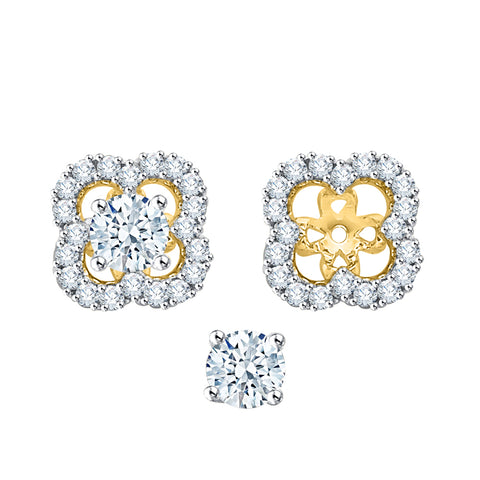 KATARINA Diamond Earring Jackets (1/2 cttw)