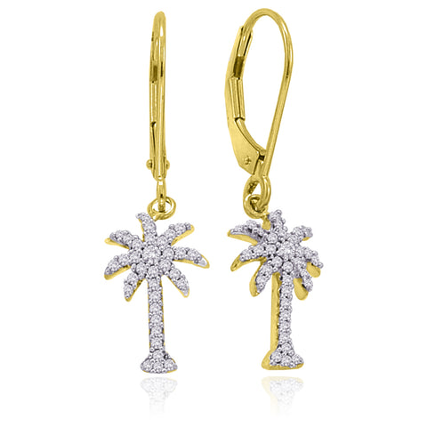KATARINA Diamond Palm Tree Jewelry Set