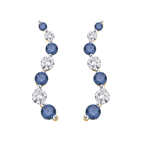 KATARINA Blue and White Diamond