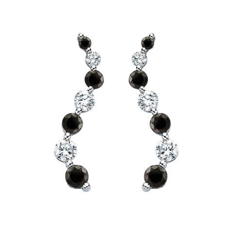 KATARINA Black and White Alternating Diamond
