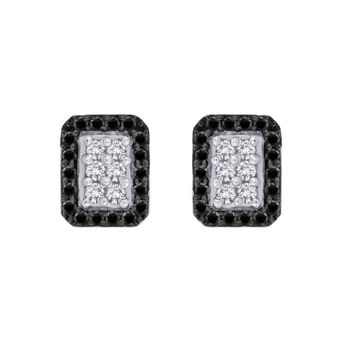 KATARINA Black and White Diamond Jewelry Set (5/8 cttw)