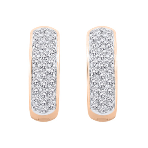 KATARINA Diamond Huggie Earrings (1/2 cttw)