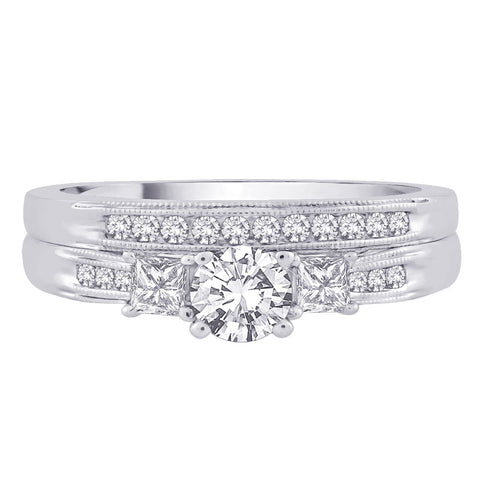 KATARINA 3 Diamond Engagement Set (3/4 cttw)