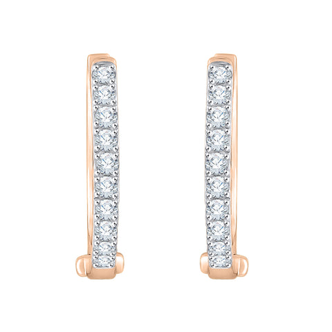 KATARINA Diamond Huggie Earrings (1/5 cttw)