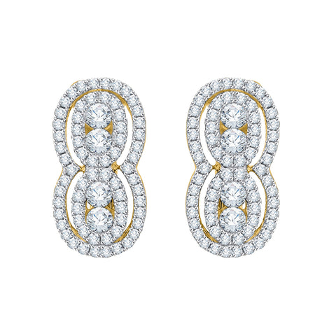 KATARINA Diamond Huggie Earrings (5/8 cttw)