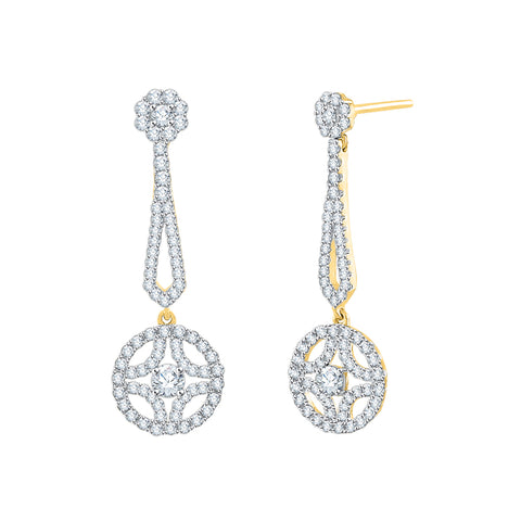KATARINA Diamond Dangle Earrings (1 cttw)