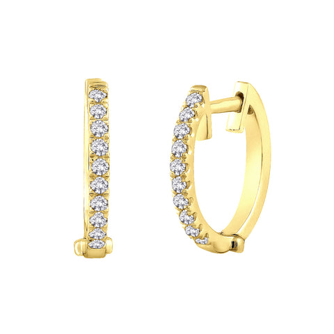 KATARINA Diamond Huggie Earrings (1/5 cttw)
