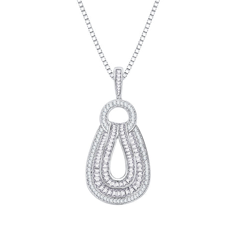 KATARINA Diamond Fashion Pendant Necklace (1 3/4 cttw)