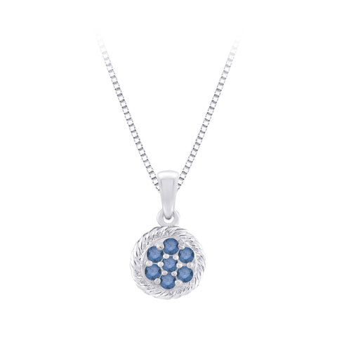 KATARINA Diamond Fashion Pendant Necklace (1/5 cttw)
