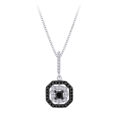 KATARINA Diamond Fashion Pendant Necklace (1/4 cttw GH, I2/I3)