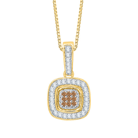 KATARINA Diamond Fashion Pendant Necklace (1/4 cttw GH, I2/I3)