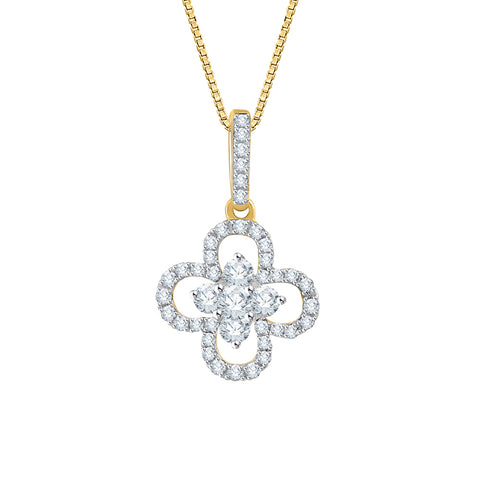 KATARINA Diamond Fashion Pendant Necklace (1/3 cttw GH, I2/I3)