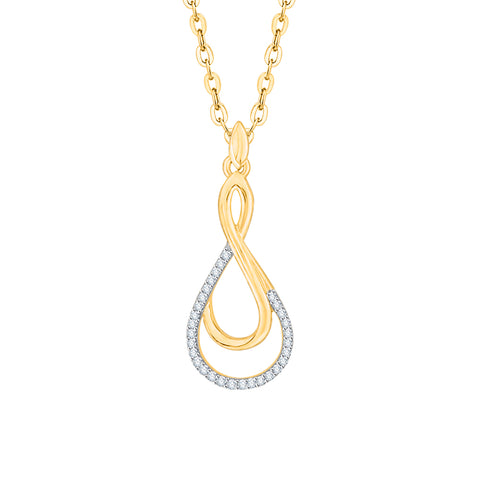 KATARINA Diamond Fashion Pendant Necklace (1/5 cttw)