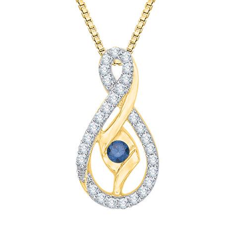KATARINA Diamond Fashion Pendant Necklace (1/4 cttw GH, I2/I3)