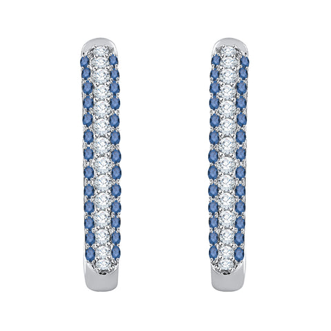 KATARINA Diamond Hoop Earrings (3/4 cttw GH, I2/I3)