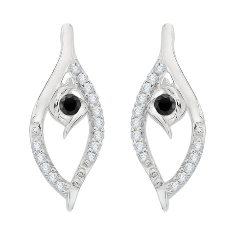 KATARINA Center Diamond Fashion Earrings (1/6 cttw GH, I2/I3)