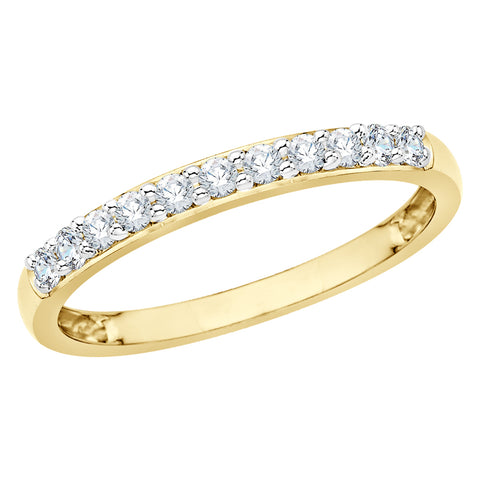 KATARINA Diamond Wedding Band (1/4 cttw)