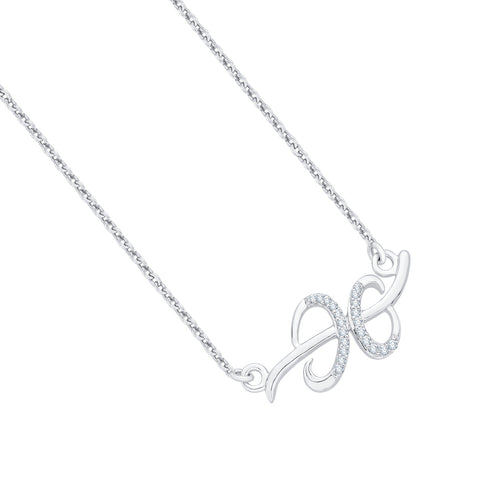 KATARINA Horoscope Gemini Zodiac Sign Diamond Pendant Necklace (1/20 cttw)