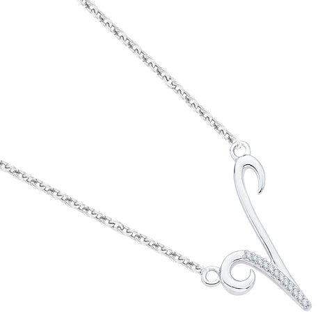 KATARINA Diamond Accent Horoscope Aries Zodiac Sign Pendant Necklace