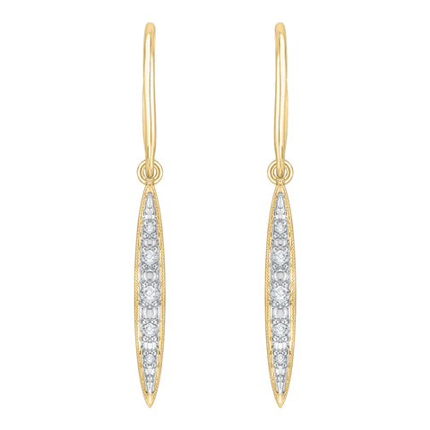 KATARINA Diamond Fashion Earrings (1/10 cttw)