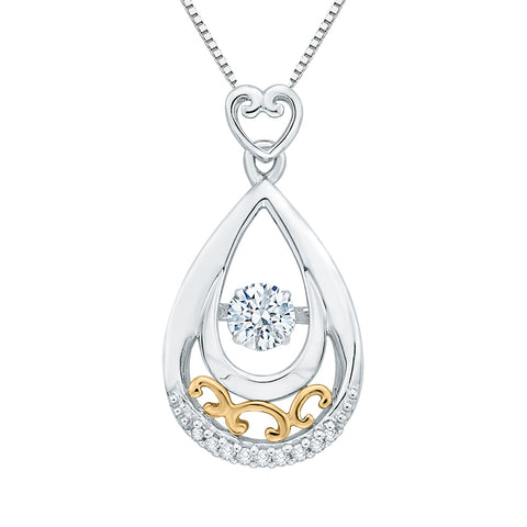 KATARINA Diamond Fashion Pendant Necklace (1/3 cttw)