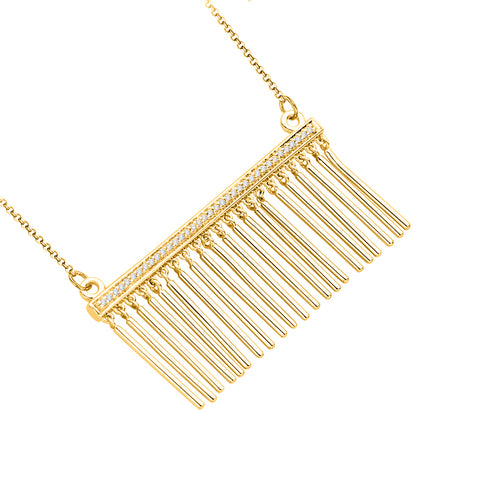 KATARINA Diamond Fashion Pendant Necklace (1/6 cttw, GH, I2/I3)