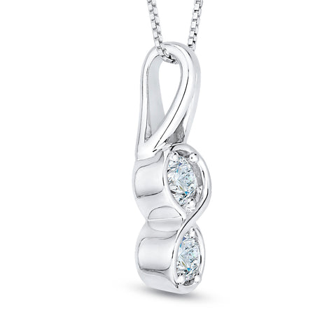 KATARINA Diamond Fashion Pendant Necklace (1/3 cttw)