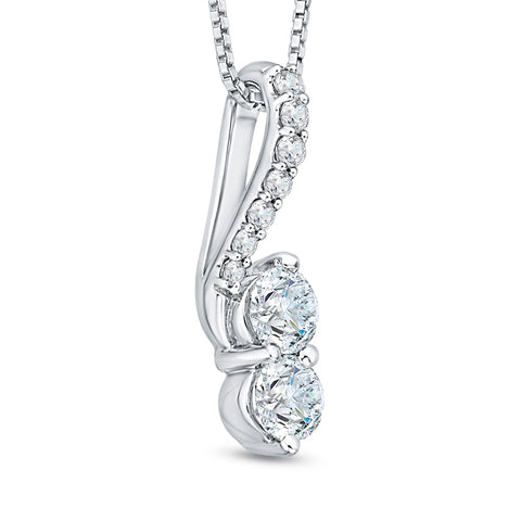 KATARINA Diamond Fashion Pendant Necklace (1/3 cttw)