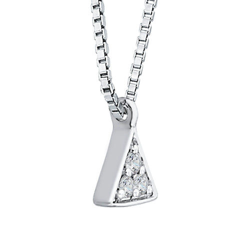 KATARINA Diamond Fashion Pendant Necklace (1/20 cttw)
