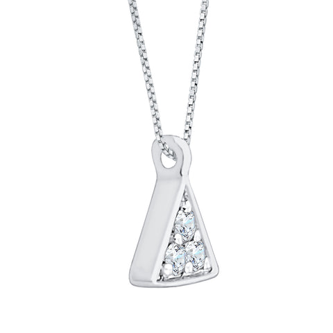 KATARINA Diamond Fashion Pendant Necklace (1/20 cttw)