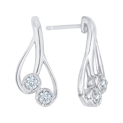 KATARINA Diamond Fashion Earrings (3/8 cttw)