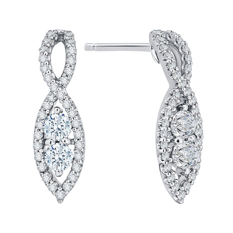 KATARINA Diamond Fashion Earrings (5/8 cttw)